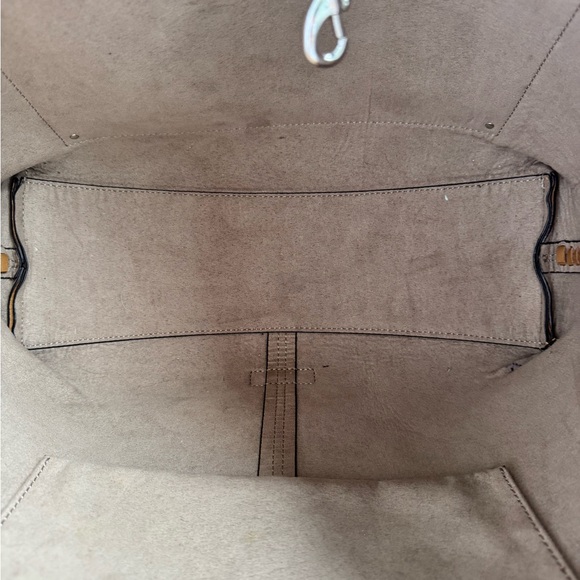 Rebecca Minkoff Tan Pebbled Leather Tote Bag - Picture 11 of 15